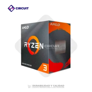 RYZEN 3 4100 3.8GHZ 4 CORE Y 8HILOS 4MB CACHE 65W 7NM RETAIL PROCESADOR SIN VIDEO