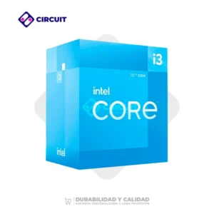 Intel Core i3 12100 - 3.3 GHz - 4 núcleos Y 8 hilos - 12 MB caché - LGA1700 Socket