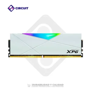 RAM ADATA XPG 16GB DDR4-3200MHZ SPECTRIX D50 RGB CL16 SPECTRIX D50 WHITE