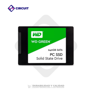 SSD WESTERN DIGITAL 240GB L3.96-W2.75-H0.28 SATA3 545MB-S GREEN
