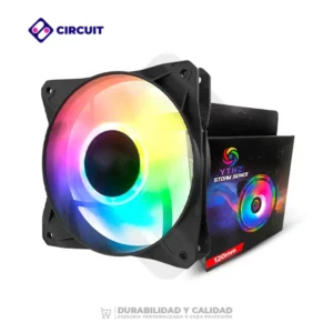 YTHZ STORM SERIES 120MM ARGB ARCOIRIS VENTILADOR PARA PC